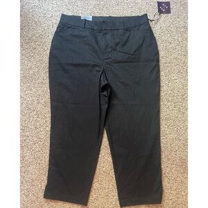 Ava & viv 17 ankle high rise classic black trousers